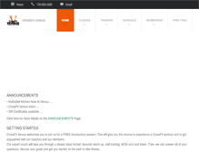 Tablet Screenshot of crossfitversus.com